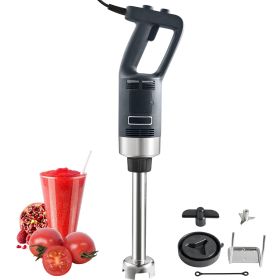 Commercial Immersion Blender, 750W 12" Heavy Duty Hand Mixer, Variable Speed Kitchen Stick Mixer with 304 Stainless Steel Blade