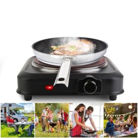 Portable Heating Hot Plate Stove for Home RV Camp (Type: Kitchen Supplies, Color: Black)