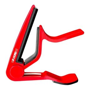5CORE Capo Acoustic Electric Guitar 6 String Quick And Easy Adjustment Classic Clip - Banjo Mandolin Or Ukulele Capotraste Para Guitarra - CAPO R (Option: CAPORED)