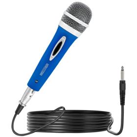 5Core XLR Microphone Dynamic Mic Karaoke Singing Studio Mics Handheld Microfono (Option: BLUE)