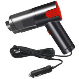 Wired Red Silver Car Vacuum Cleaner  Home Handheld Mini Desktop Vacuum Cleaner Portable (Option: W13532892)